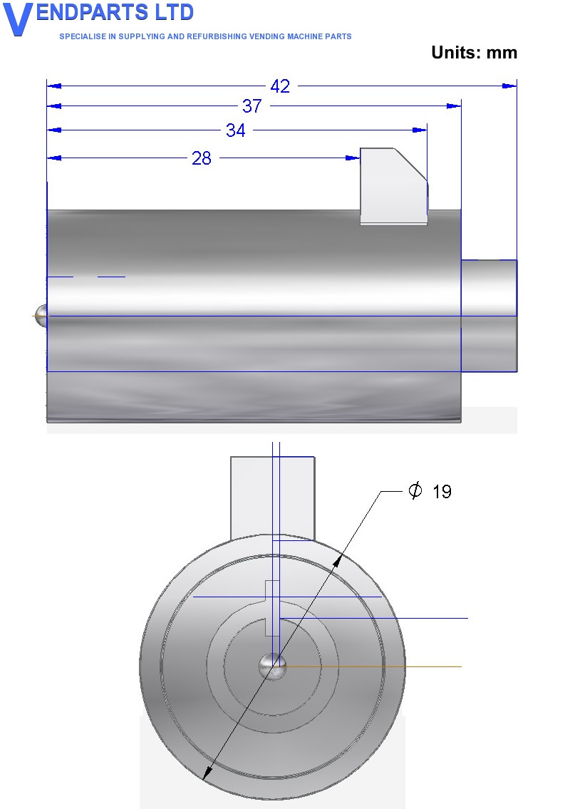 POLYVEND - LOCK/CYLINDER / NUMBER - P02